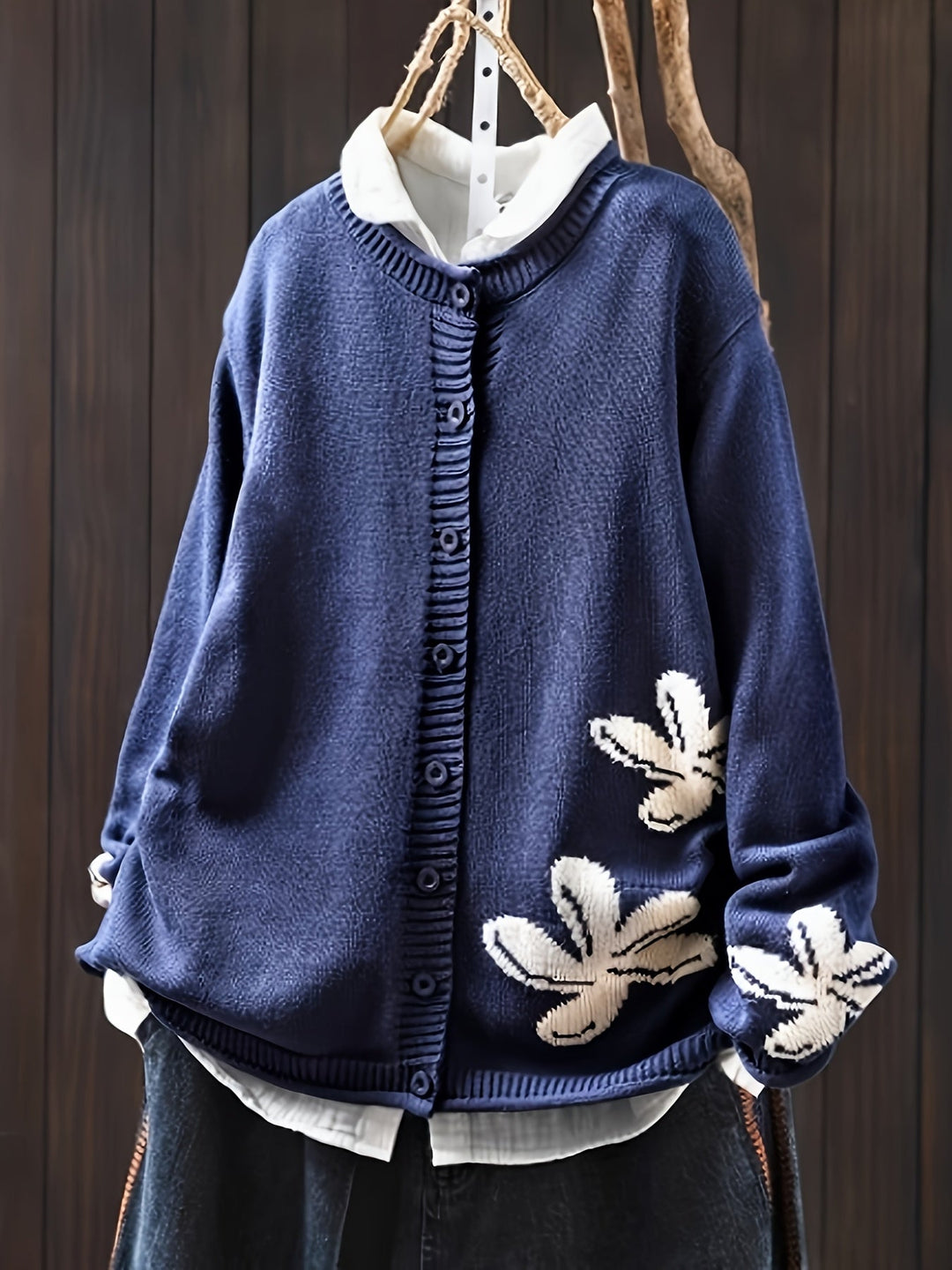Safira - Cardigan à Motif Floral