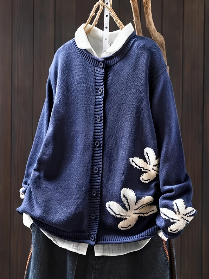 Safira - Cardigan à Motif Floral
