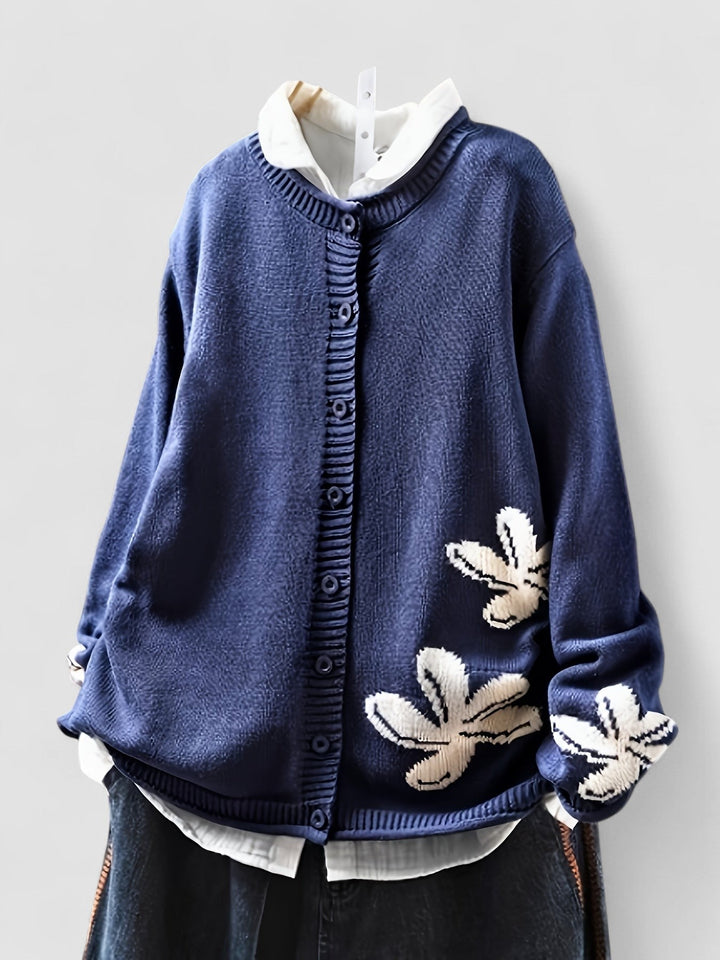 Safira - Cardigan à Motif Floral