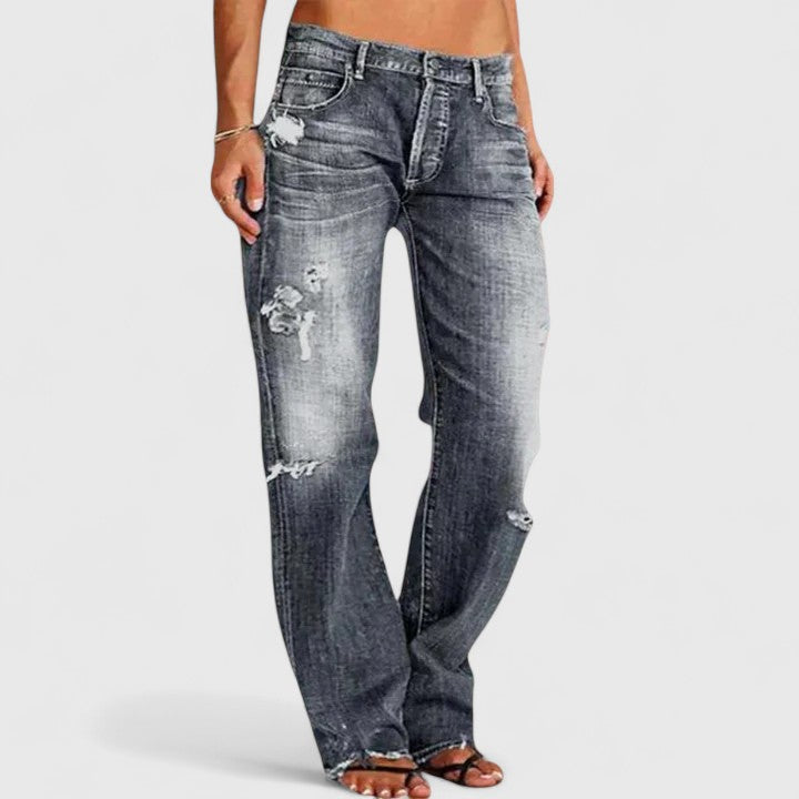 Liliana - Pantalons en Jean de Style Élégant