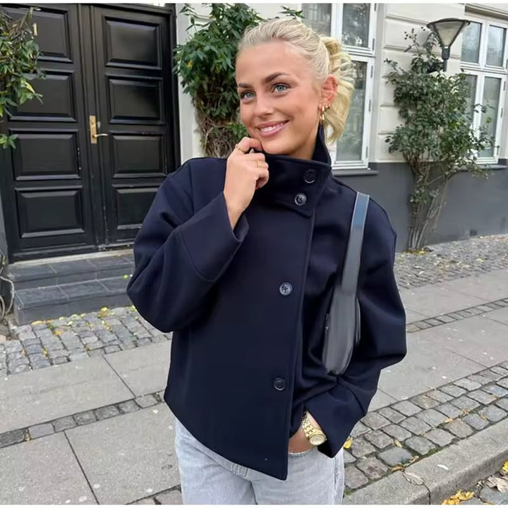 Elise - Manteau Court Luxueux