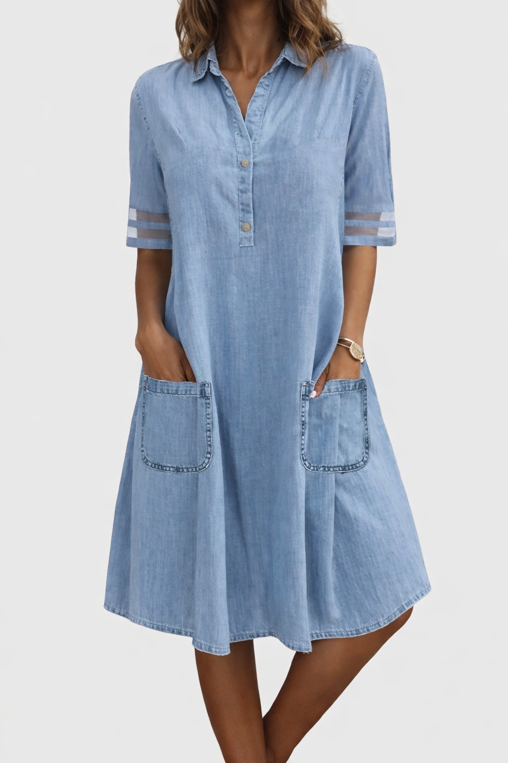 Éva | Robe en jean élégante et agréable à porter