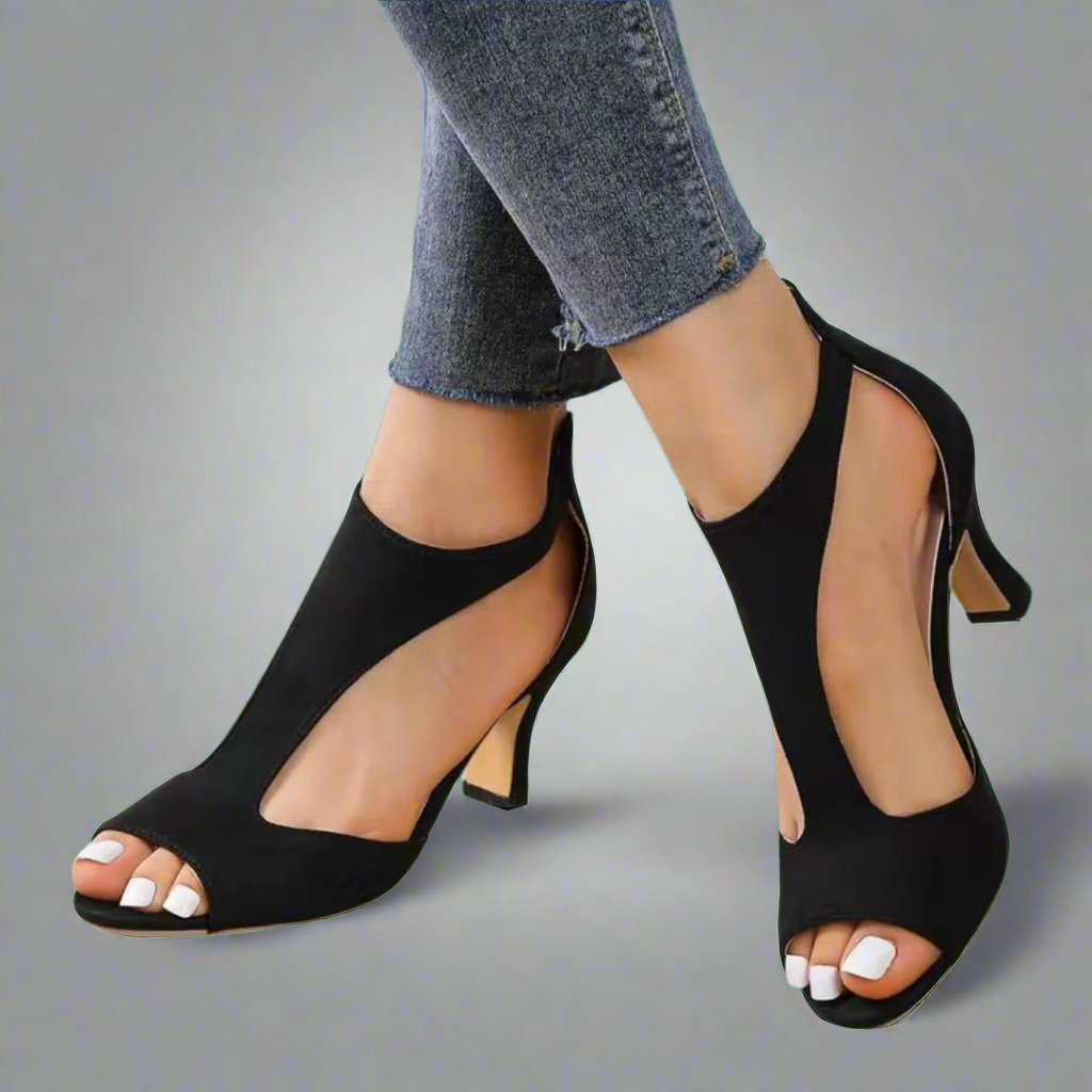 Heidrun - Sandales élégantes et confortables avec talon