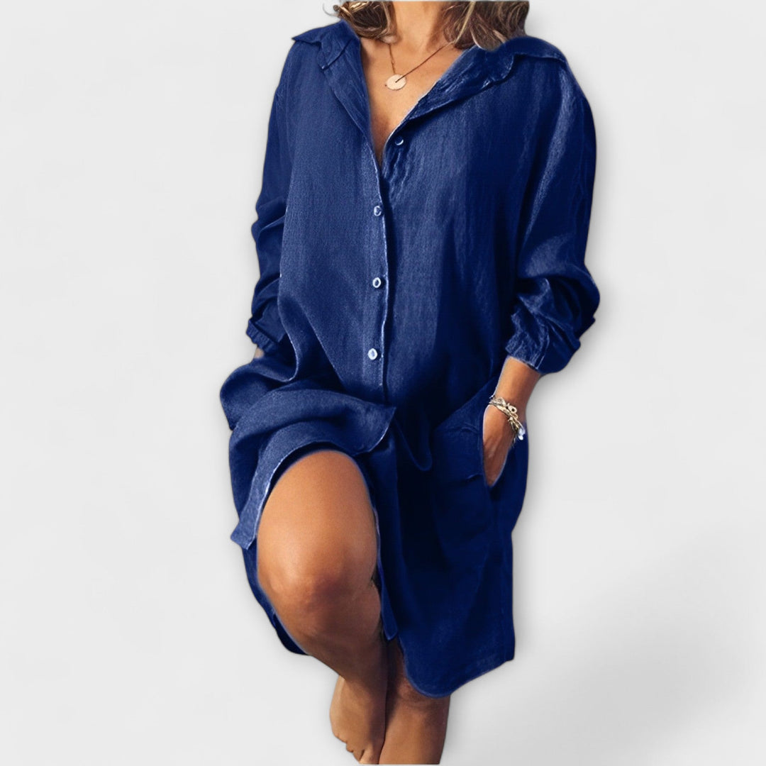Clara - Blouse décontractée en lin