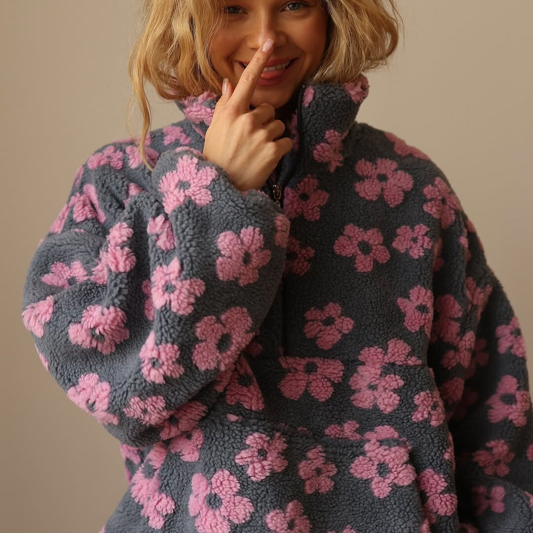 Daisy - Pull Polaire Floral