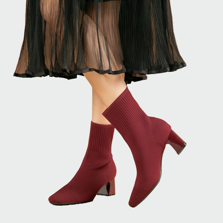 Bottines orthopédiques tricotées