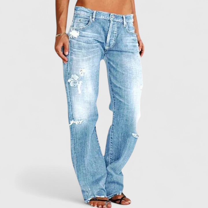 Liliana - Pantalons en Jean de Style Élégant