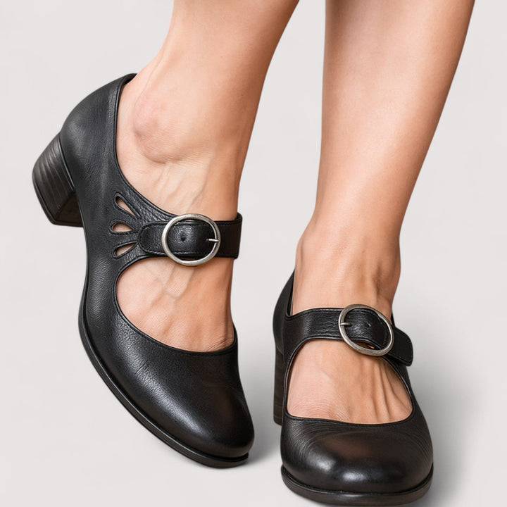 Clara - Escarpin Élégant en Cuir Synthétique