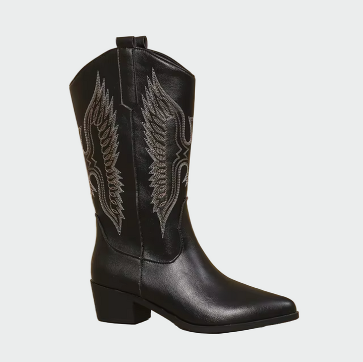 Bottes de cowboy occidentales en cuir