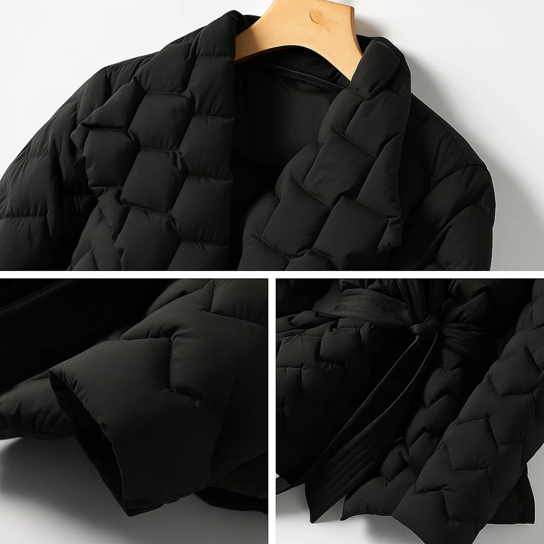 Sofia - Manteau en Plumes Chaud