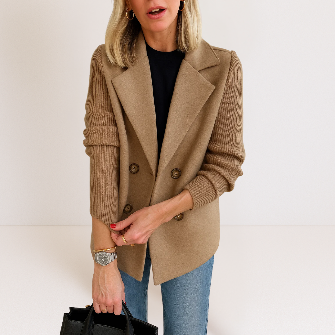 Marta - Manteau Élégant avec Maille