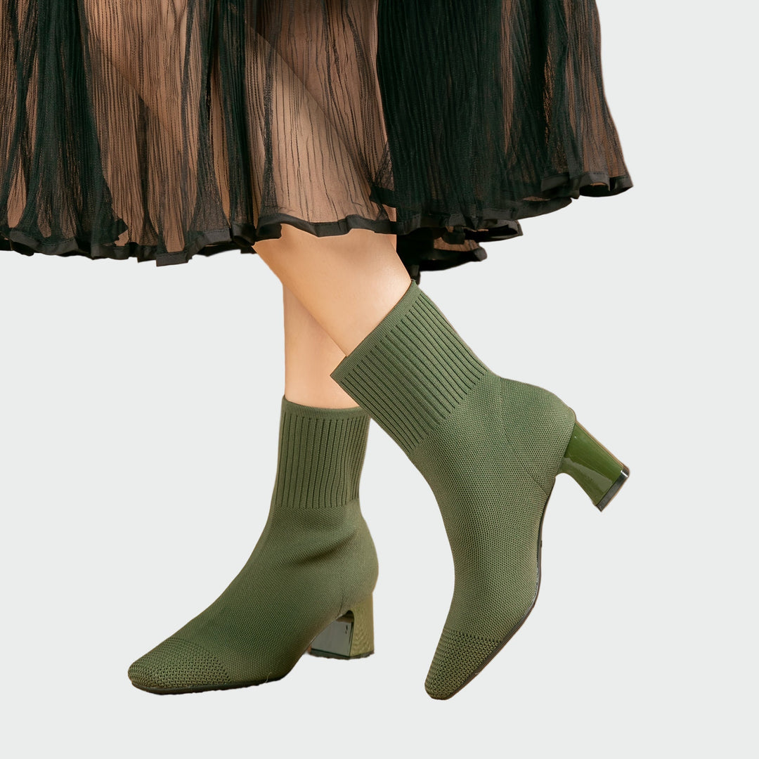 Bottines orthopédiques tricotées