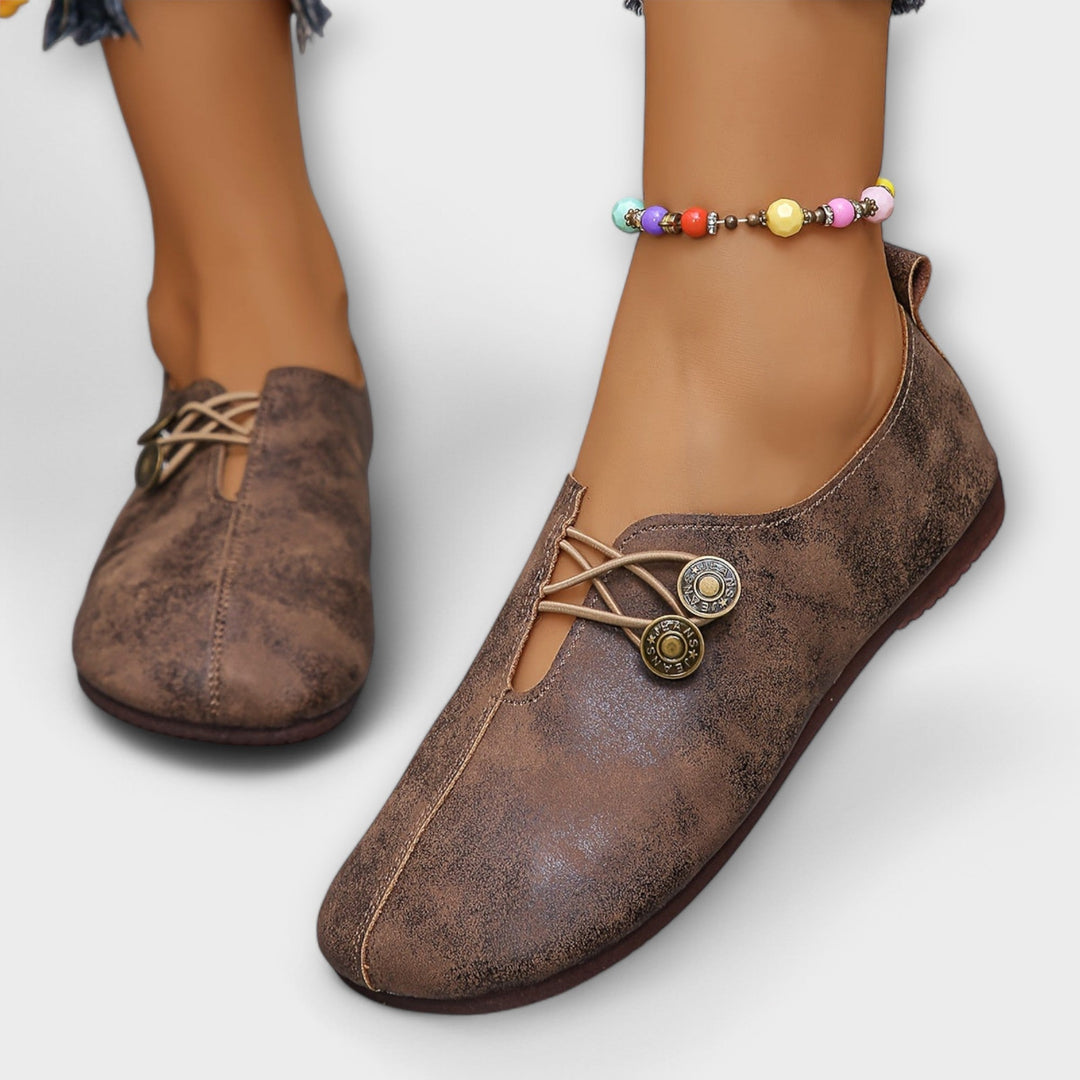 Ballerines en Cuir