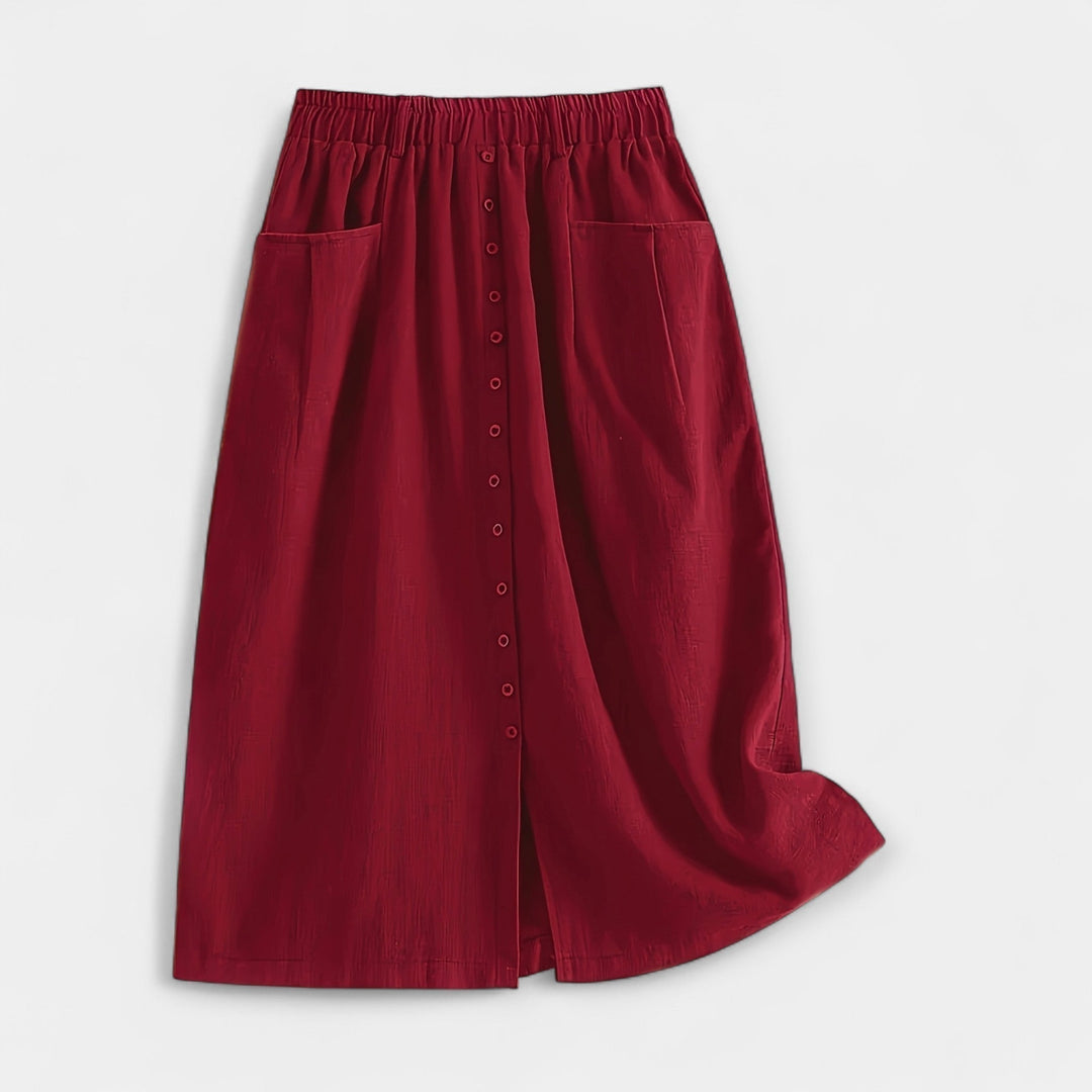 Jupe Midi avec Lavage