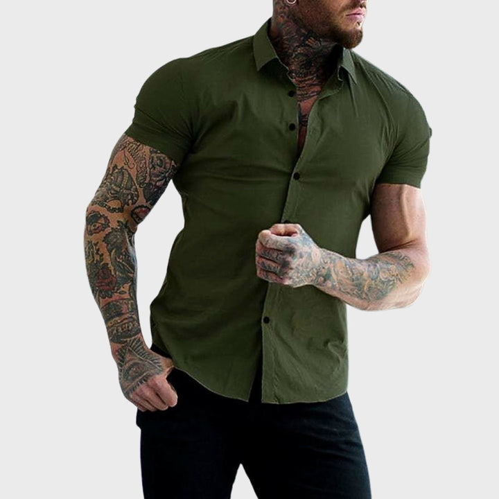 Ricardo - Chemise à Manches Courtes Slim