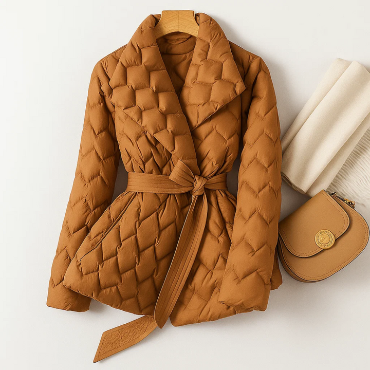 Sofia - Manteau en Plumes Chaud