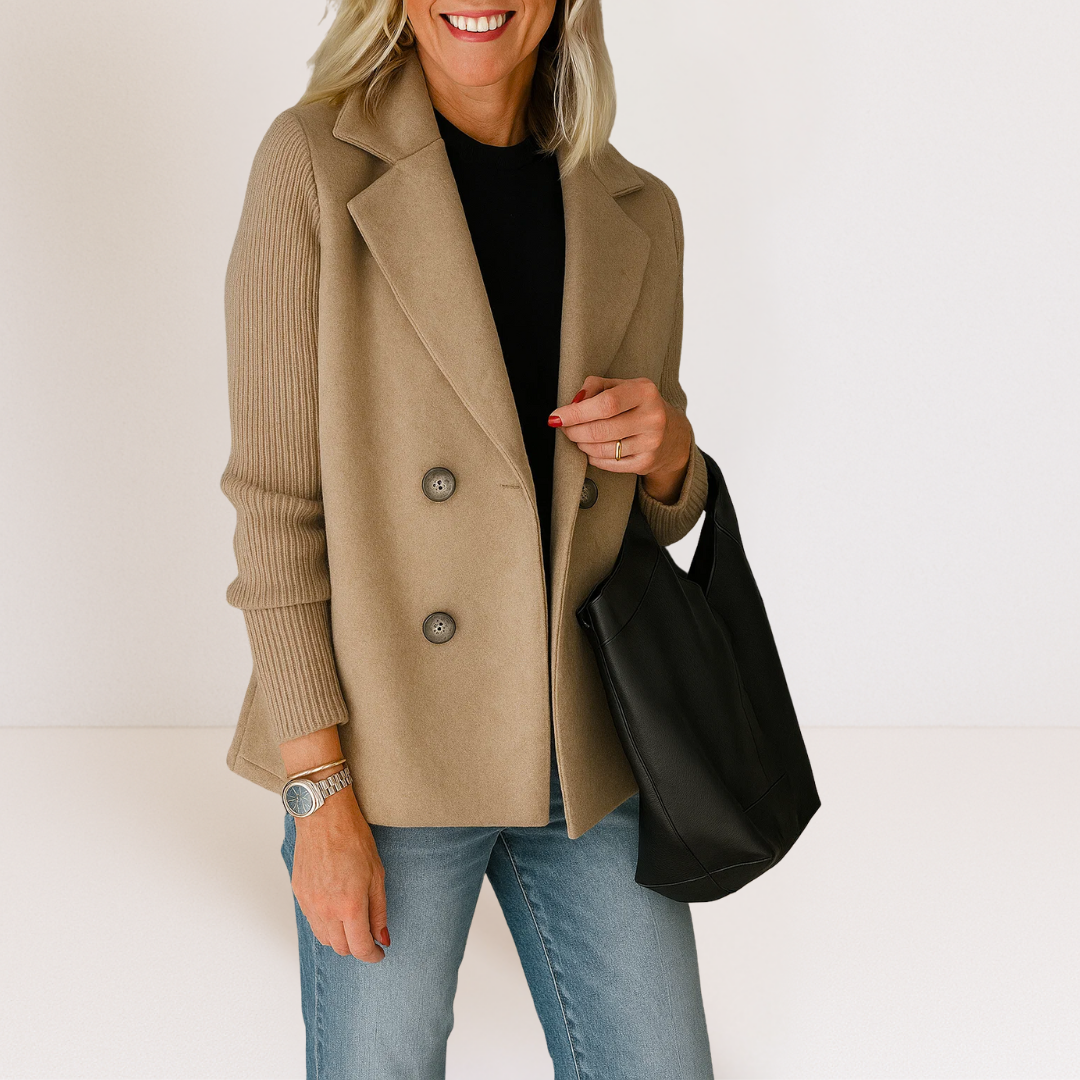 Marta - Manteau Élégant avec Maille