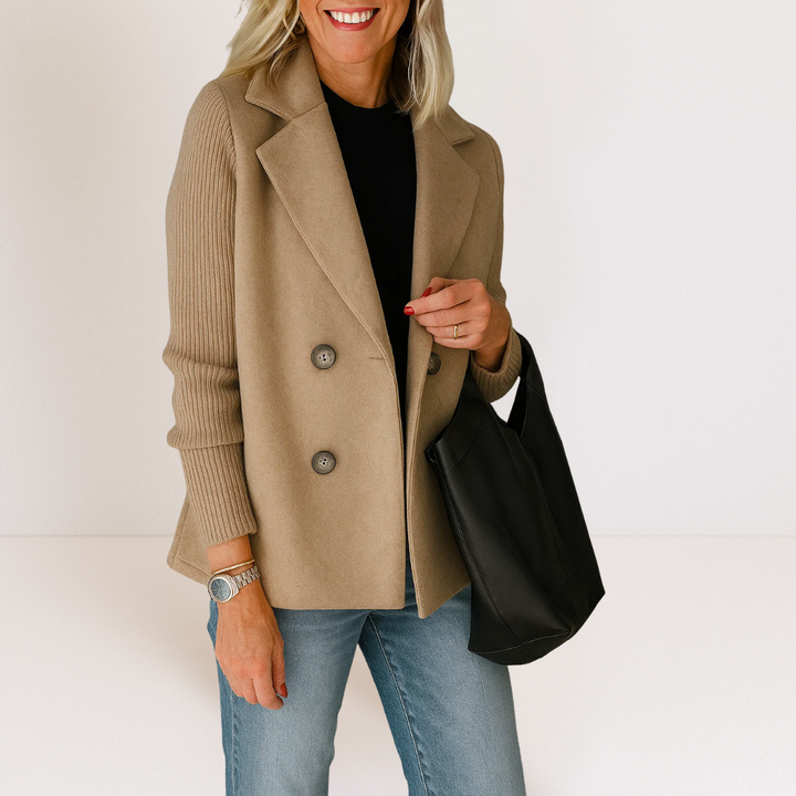 Marta - Manteau Élégant avec Maille