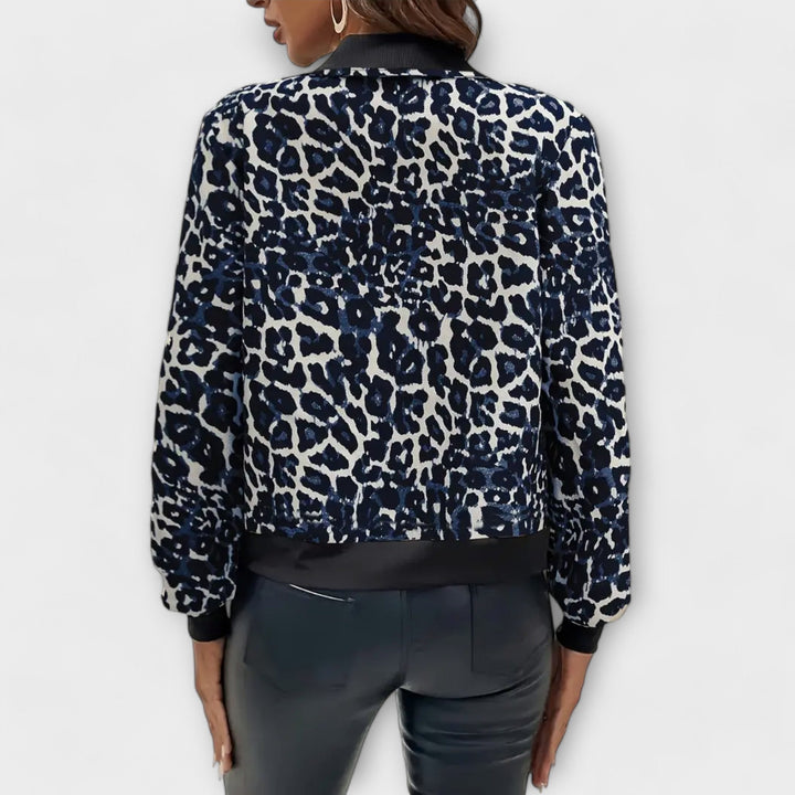 Raquel - Veste Élégante en Imprimé Léopard