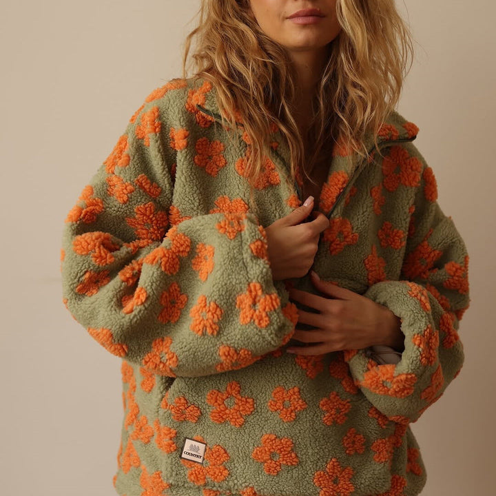 Daisy - Pull Polaire Floral