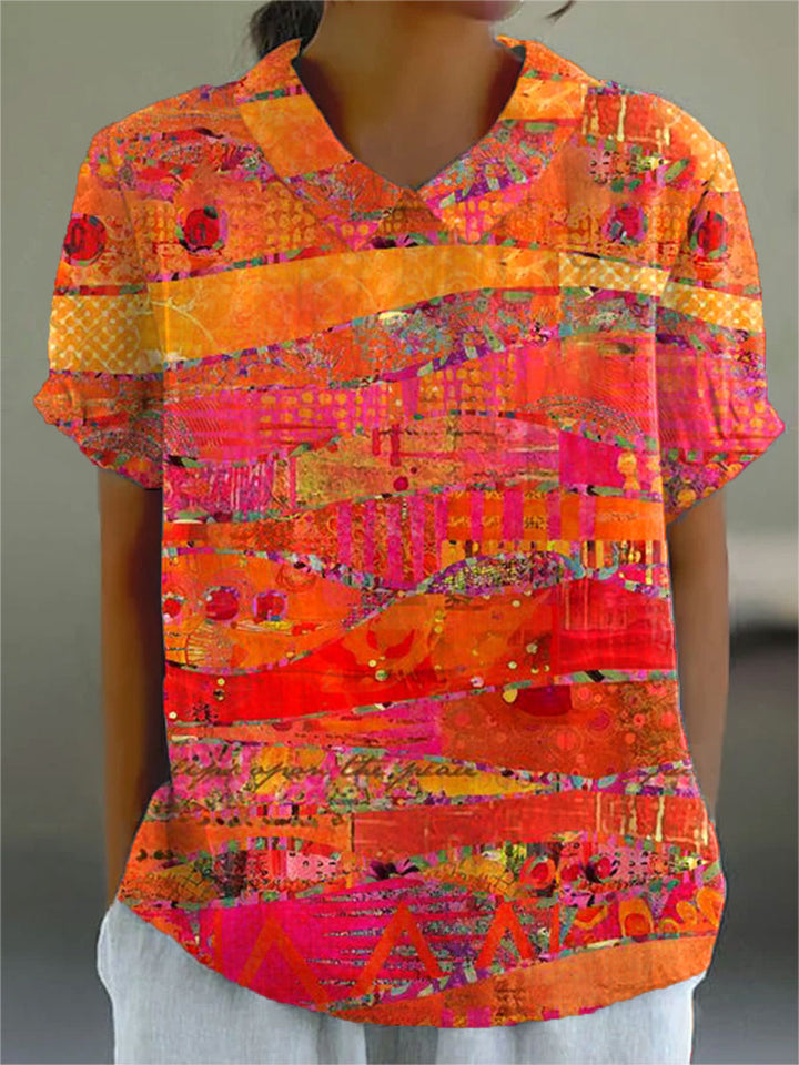 Isa - Chemise à Imprimé Abstrait
