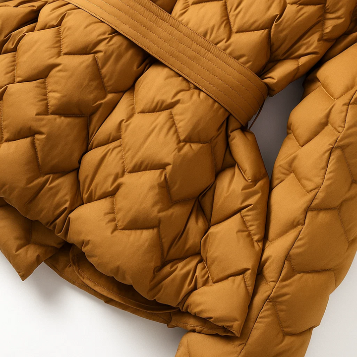 Sofia - Manteau en Plumes Chaud