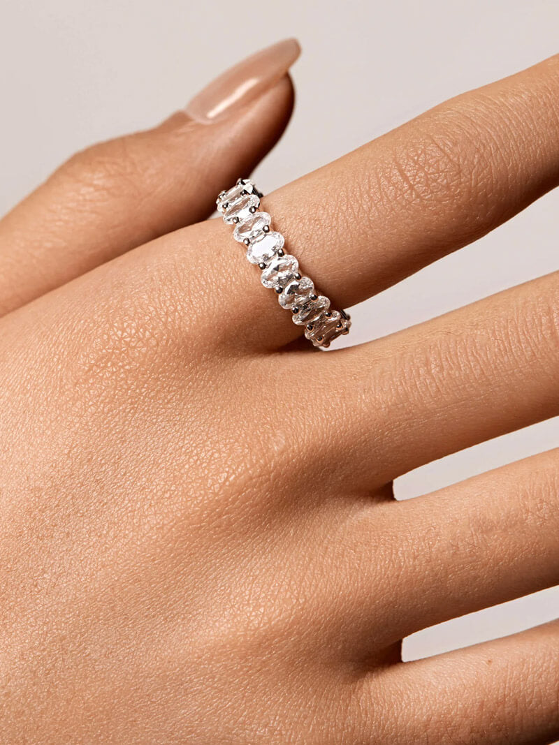Bague de coupe ovale