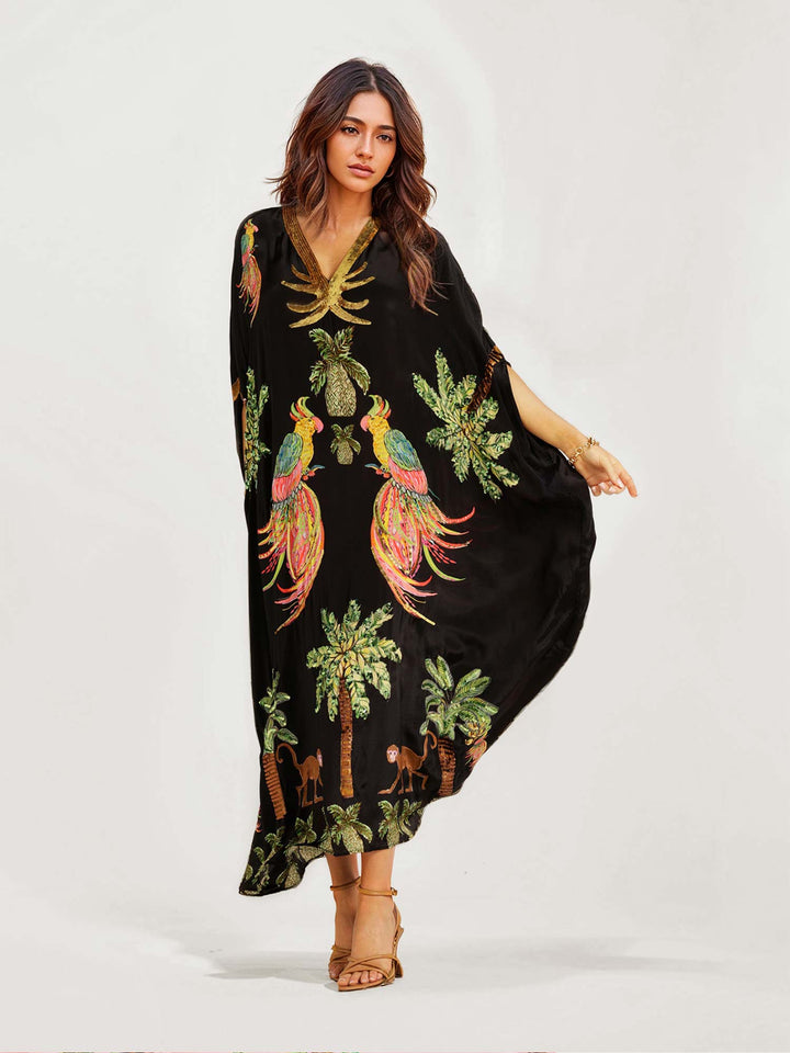 Alessandra - Robe Longue Imprimée