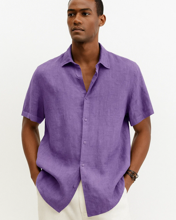 Chemise à Boutons - Col Ouvert