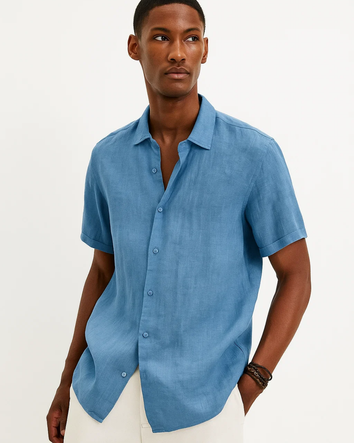 Chemise à Boutons - Col Ouvert