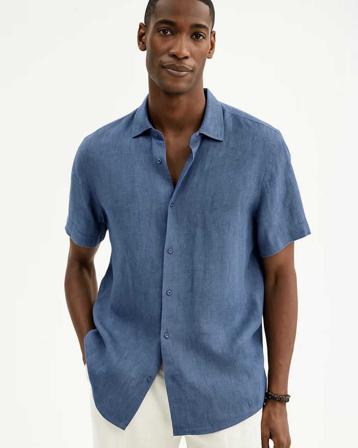 Chemise à Boutons - Col Ouvert