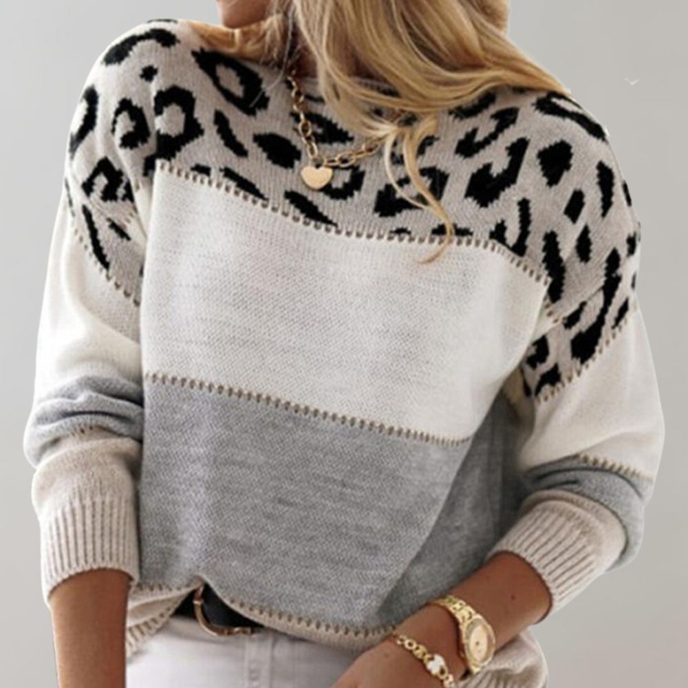 Júlia - Pull Casual Léopard