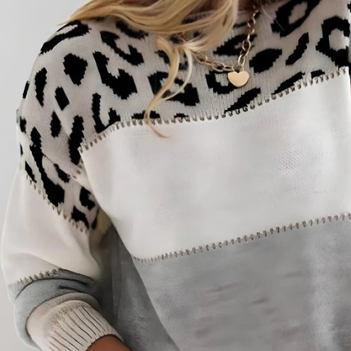 Júlia - Pull Casual Léopard