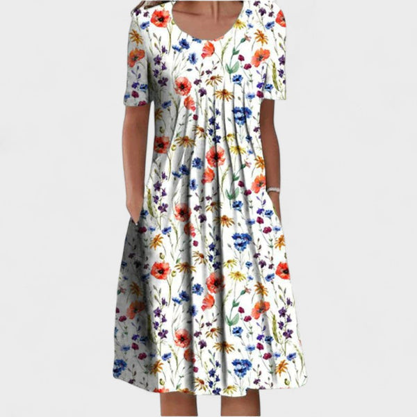 Marta - Robe Midi à Volants