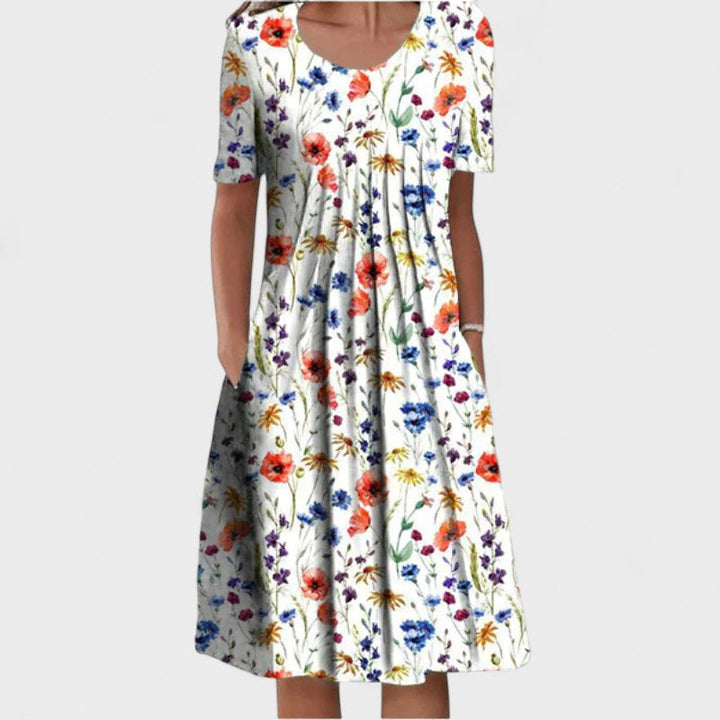 Marta - Robe Midi à Volants