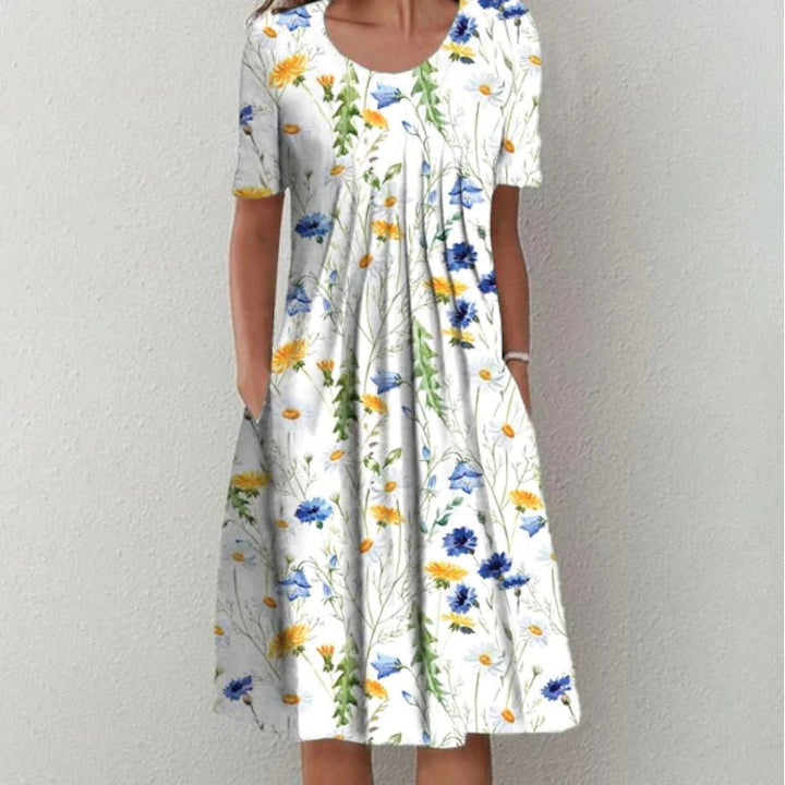Marta - Robe Midi à Volants
