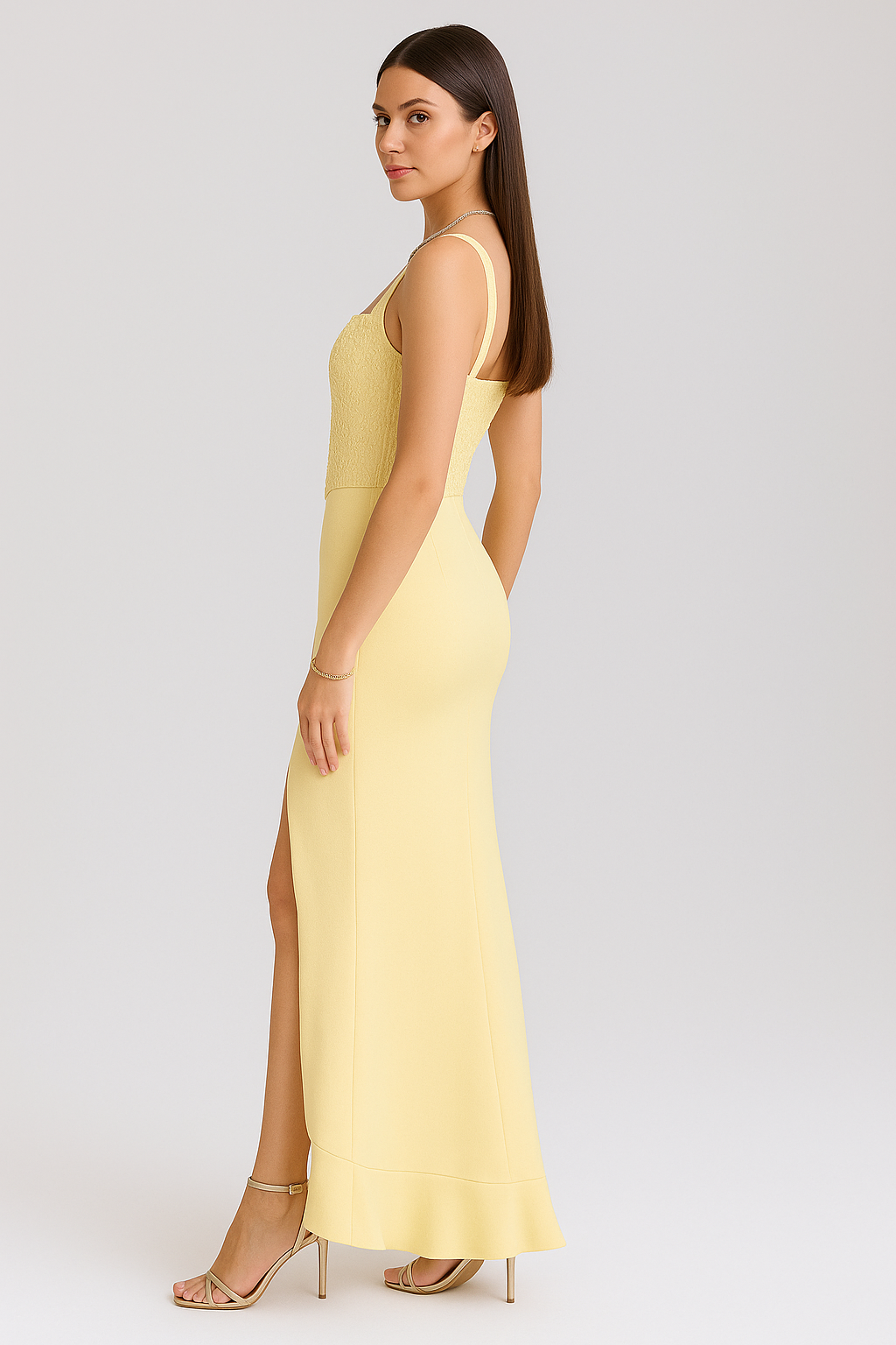 Bela - Robe Corset en Satin