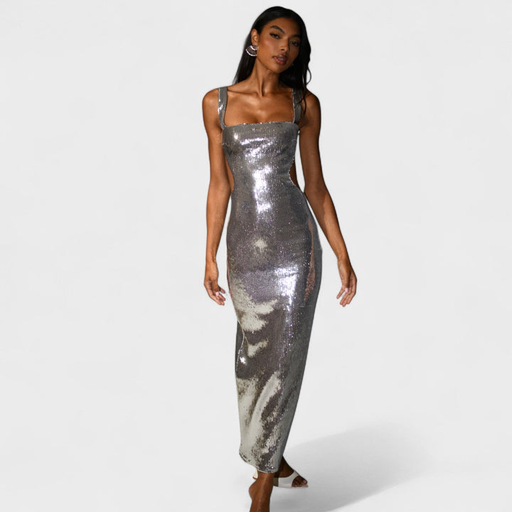 Sparkle Silver - Robe de soirée