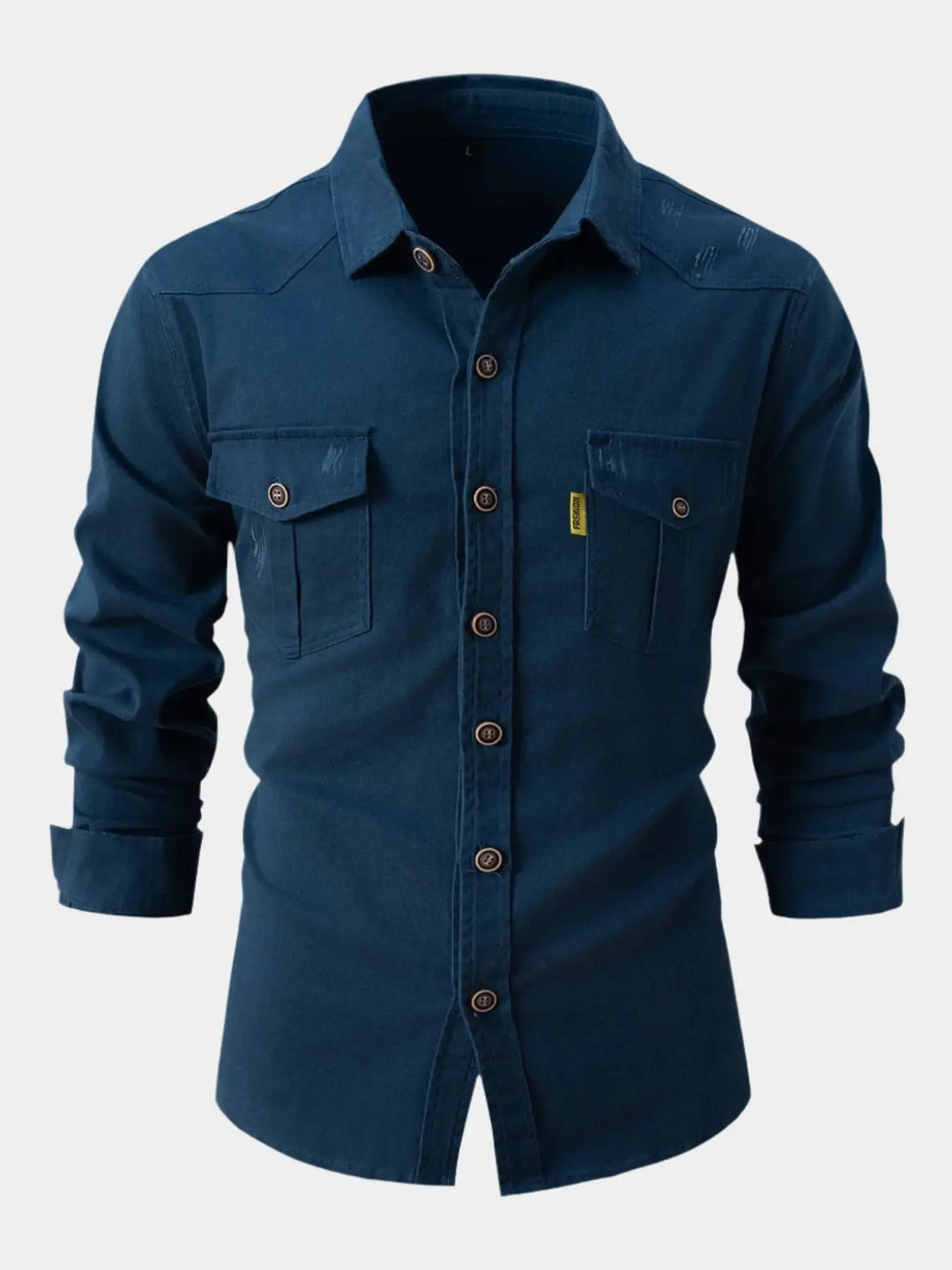 Chemise en Mélange de Denim - Boutons