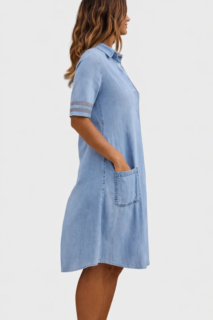 Éva | Robe en jean élégante et agréable à porter