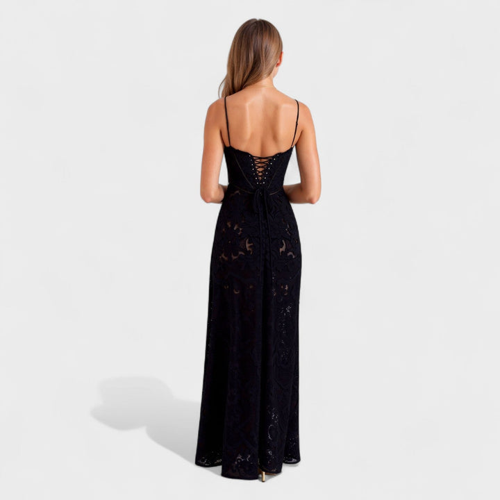 Verona - Robe maxi en dentelle florale