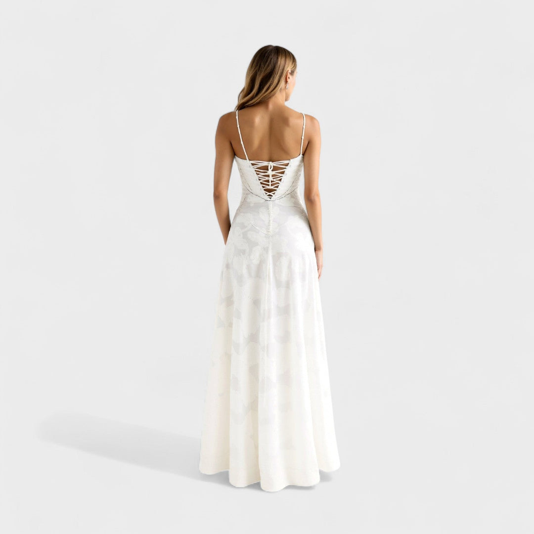 Verona - Robe maxi en dentelle florale
