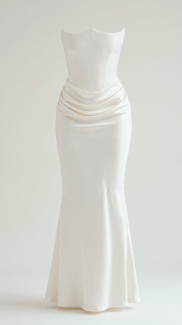 Esmeralda - Robe longue avec corsage