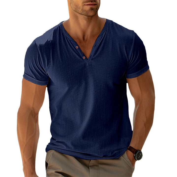 Chemise Henley - Coupe Ajustée Mouvement