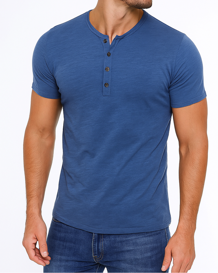 Chemise Henley - Col Boutonné