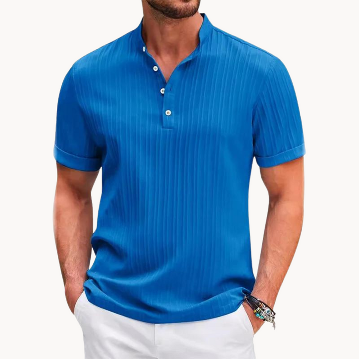 Chemise Henley - Placket Court Boutons
