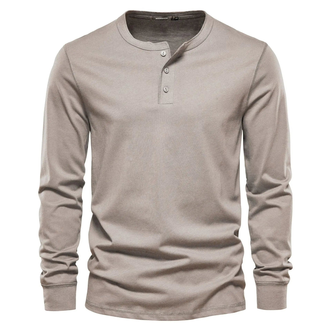 Chemise Henley - Mélange Doux Respirant