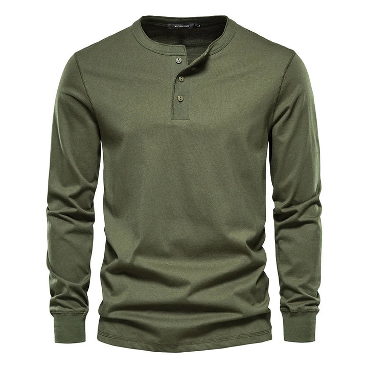 Chemise Henley - Mélange Doux Respirant