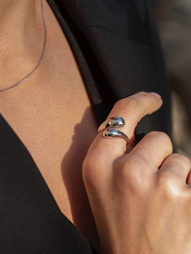 Bague volumineuse