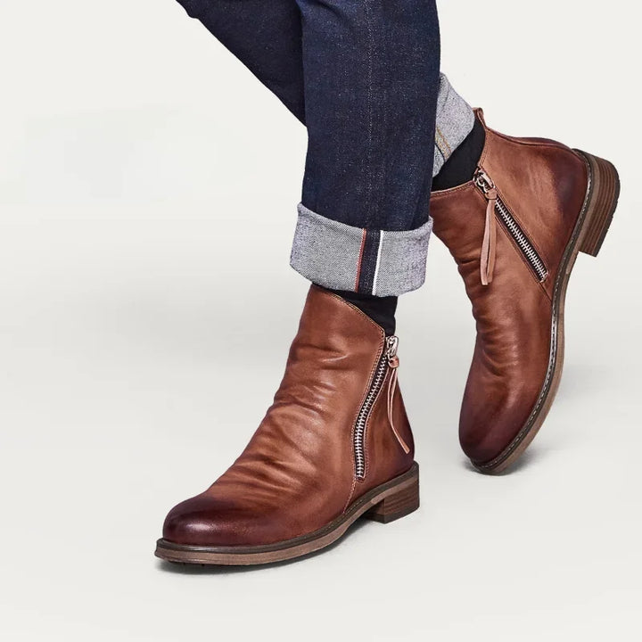 Paulo - Bottes Chelsea en Cuir
